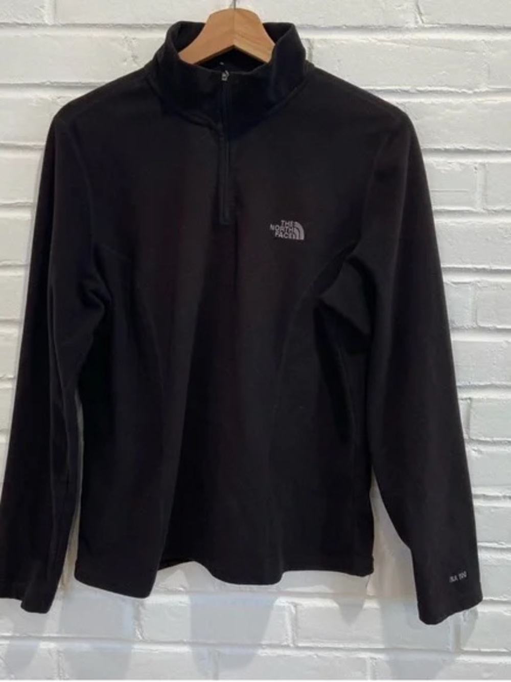 The North Face Black Half-Zip Fleece Pullover